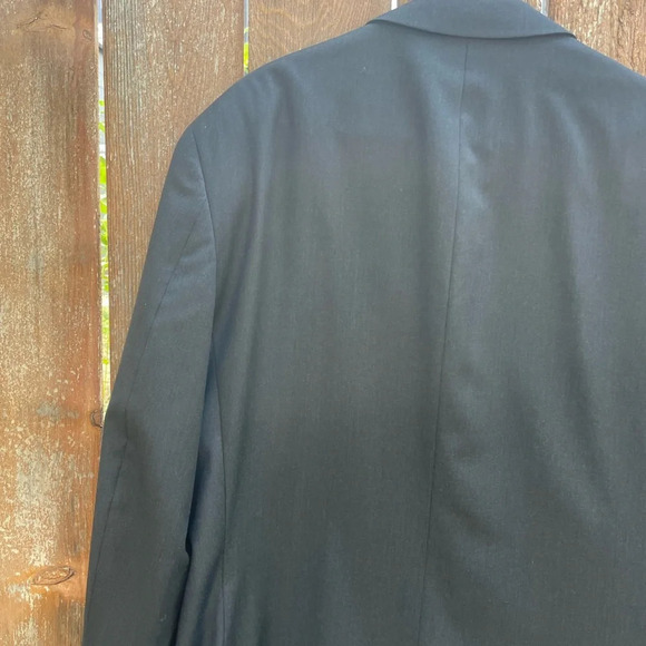 Franco‎ Lanzetti Dark Grey Men’s Blazer Sport Coat 44L excellent condition - Picture 9 of 14